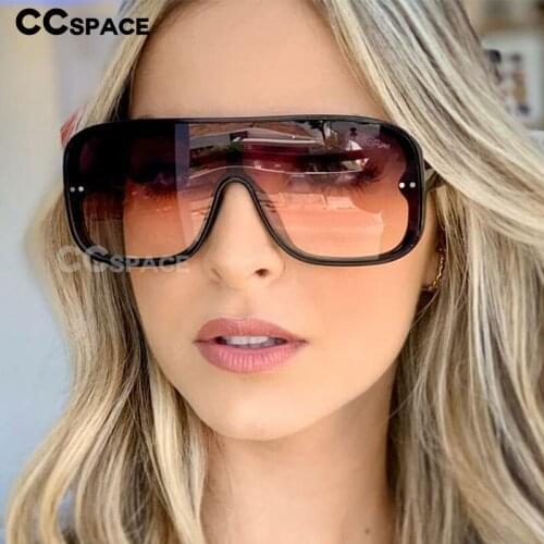 47331 One Lens Square Simple Sunglasses Men Women Fashion UV400 Glasses