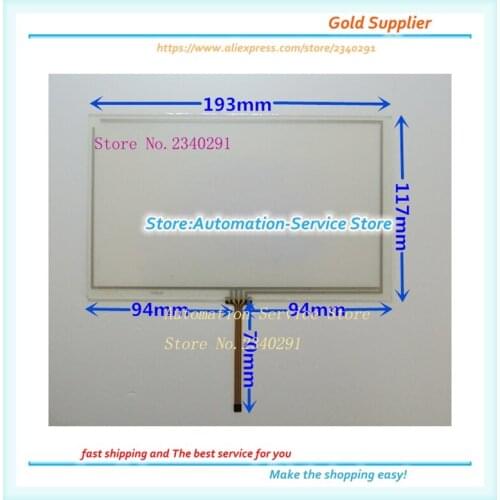 8 Inch Touch Screen Is Suitable For Vehicle DVD Navigation Handwriting Screen Visual Intercom Industrial Touch Panel 193*117 New