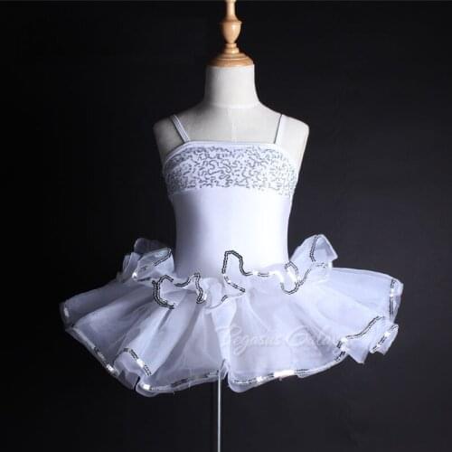 Ballet Dress For Kids White Swan Lake Ballet Costume For Girls Ballerina Children Dance Clothes Adult leotard Women DanceWear