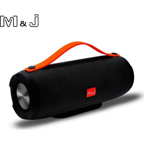 M&J Outdoor Bluetooth Speaker Wireless Portable Stereo Sound Deep Bass 10W System MP3 Music Audio AUX With Mic For Android IOS