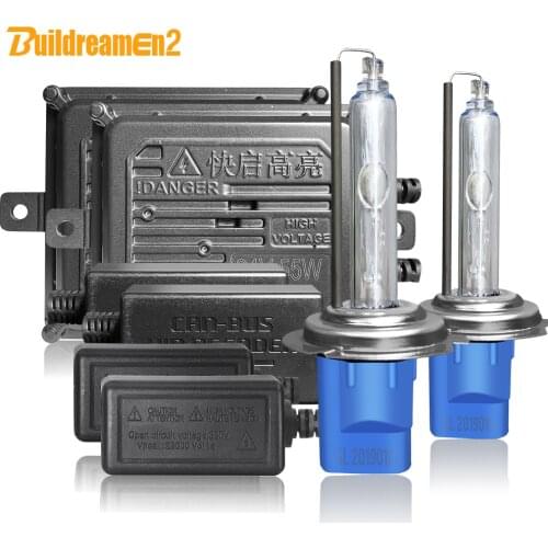 Buildreamen2 55W 10000LM Truck Headlight Canbus Xenon Light HID KIT AC 24V H1 H3 H7 H11 9005 9006 9012 5000K White Car Headlamp