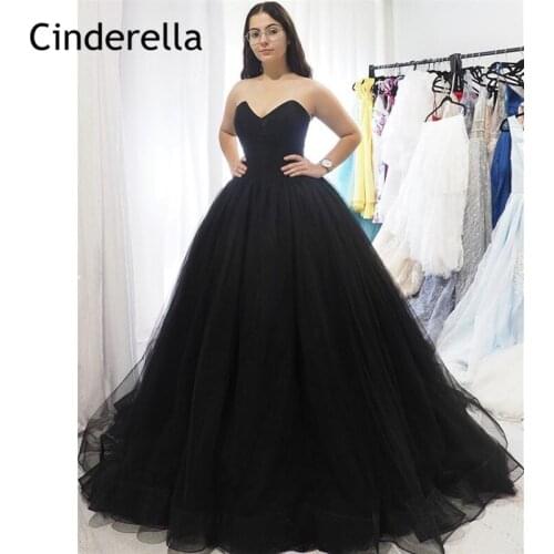 Black Evening Dresses Sweetheart Sleeveless Floor Length Evening Dresses With Lace Up vestidos de fiesta de noche