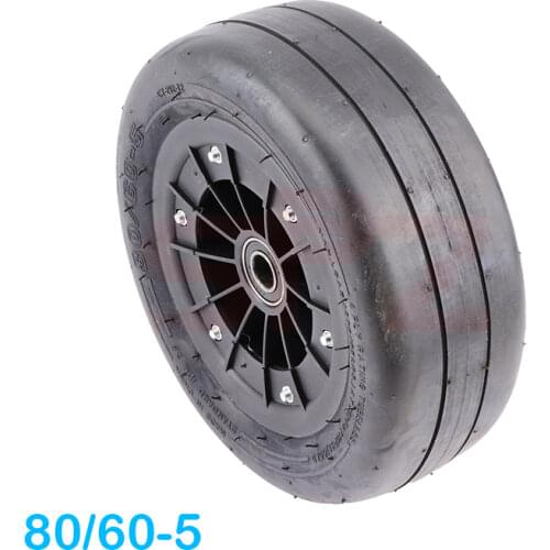 80/60-5 Wheels Tubeless Tire Front Wheel Hub Tubeless Tire Electric Kids Kart Wheel Hub