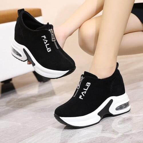 Womens Sneakers with Platform Womens Shoes Casual Woman Wedge Basket 2021 Shoes Tennis Female Thick Womans Autumn Trainers New
