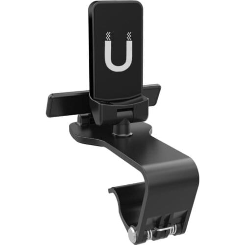 Car Dashboard Phone Holder Instrument Panel Clip Rearview Mirror Sun Visor Navigation Magnetic Bracket with Phone Number Plate