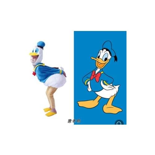 Disney Donald Duck Fashion Anime Casual Dresses Cartoon Children Baby Clothing Girls Gifts