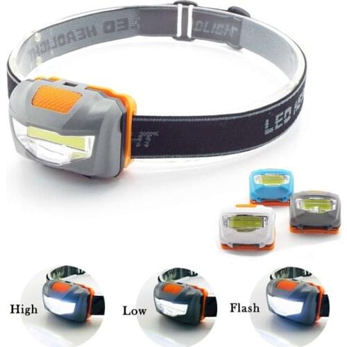 High Powerful Mini COB LED Headlamp Flashlight Head Light Lamp Torches Hoofdlamp Lampe AAA Headlight Night Lantern For Camping