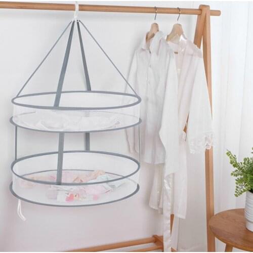 New Clothes Storage Baskets Dryer Drying Rack Folding Hanging Clothes Home Laundry Basket Dryer Sweater Cloth Dry Hanger Basket
