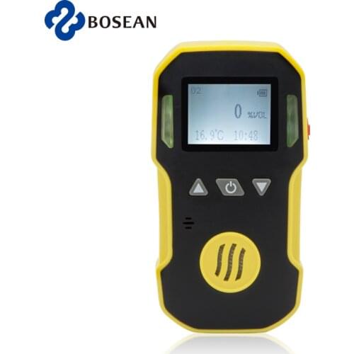 Portable oxygen Gas Detector O2 Meter ABS & Grip Rubber Water, Dust & Explosion Proof USB Rechargeable 0-30%VOL 0.1VOL