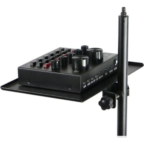 Sound card tray live microphone stand phone clip metal pallet rack outdoor K song equipment R9UA