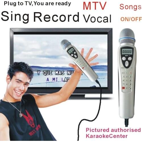 Russian Karaoke Player Miagic Karaoke Micorphone System, Portable Sing Machine. One step add more song