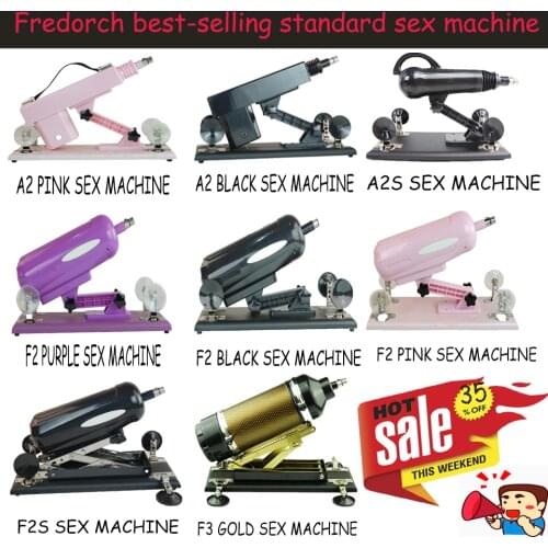 Fredorch Sex Machine Packages with Different Accessories for Man and Women Male Masturbating Automatic Sex Toys Dildo for Adult