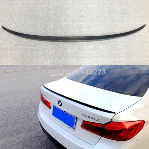 Car Styling For BMW G30 G38 5 SERIES 530i 540i M5 Sedan 4-Door 2017 2018 2019 Carbon Fiber Rear Trunk Boot Lip Roof Spoiler Wing