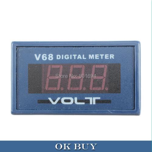 V68A AC 0-600V 0.56" Red LED Digital Voltmeter Voltage Panel Meter Compatible 85L17 Pointer Ammeter