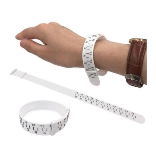 New jewelry sizing tools Bracelet Sizer Plastic Wristband Bangle Measuring Tool finger ring Gauge Measures tester