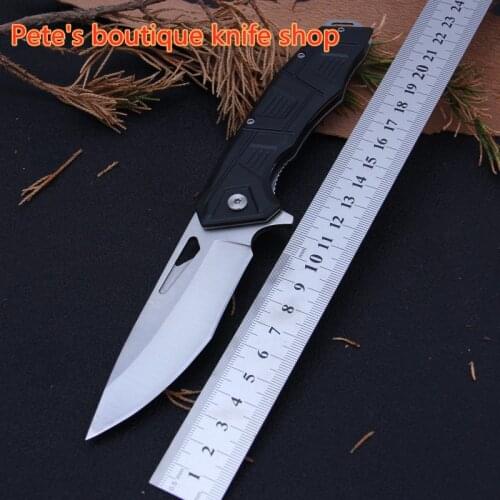 Mirrored Folding Knife With Aluminum Handle,A Multi-Purpose Hand Tool For Outdoor Defense.Hunting Survival First-Aid Fruit Knife