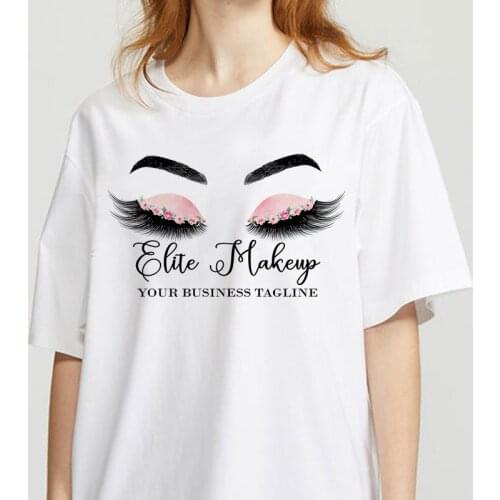 2020 Summer Women T-shirt Charming eye shadow Printed Tshirts Casual Tops Tee Harajuku 90s Vintage White tshirt Female Clothing