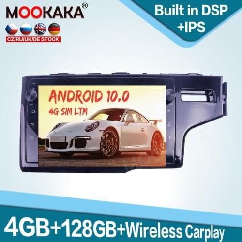 128GB Carplay Android 10.0 Car Multimedia Player for Honda City 2012-2015 Auto Radio GPS Navigation Audio Stereo Head Unit DSP