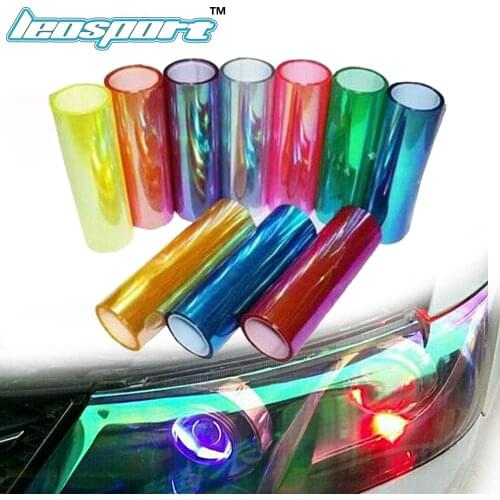 30cmx100cm/Lot Chameleon car headlights taillights lights tint protective chameleon vinyl film stickers changing color