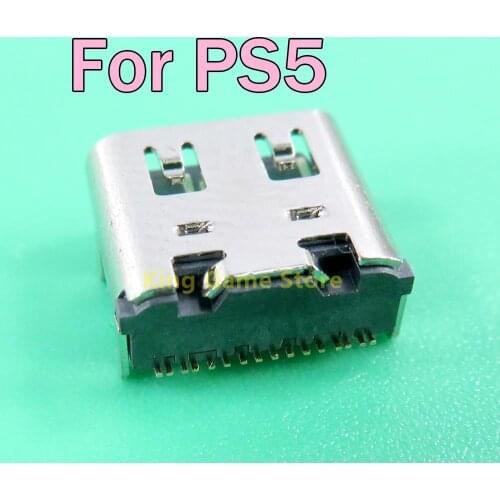 5pcs/lot Type-C Charger Socket connector For ps5 Micro usb charger socket port for PlayStation 5 Wireless game controller