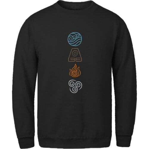 The Last Airbender Long Sleeve Hoodies Sweatshirts Men Brand New Arrival Clothing Winter Tracksuits Breathable Moletom Masculino