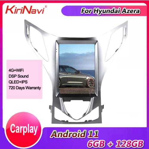 Kirinavi 10.4 "android 10.0 main automotive car radio unit for hyundai azera car dvd player auto gps navigation stereo 2011-2012