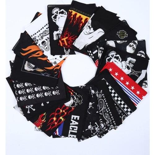 Skull Bandana Halloween Hip Hop Style Breathable Quick Drying Sport Beanie Men Women Running Bandana Scarf Hat Hood