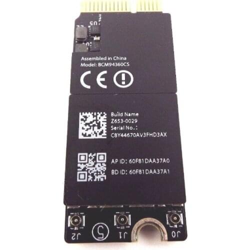 Wifi Wireless Bluetooth Airport Card For Macbook Pro Retina 15" A1398 A1502 2013 BCM94360CS