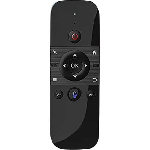 NEW-M8 Voice Remote Control 2.4G Mini Wireless Keyboard Gyro Sensor Remote Control with Battery for TV Projector Set-Top Box