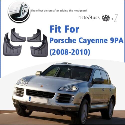 Mudguard For Porsche Cayenne 9PA 2008-2010 1st Gen Front Rear 4pcs Mudflaps Mudguards Car Accessories Splash Guard Fender
