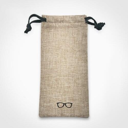 1PCS Sunglasses Pouch Soft Eyeglasses Bag Glasses Case Wholesale Good Quality Pouch Beige Color