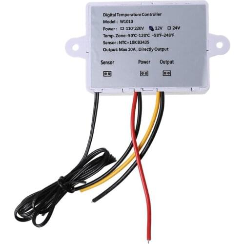 Digital Fahrenheit and Centigrade Thermostat 10A Output Temperature Controller
