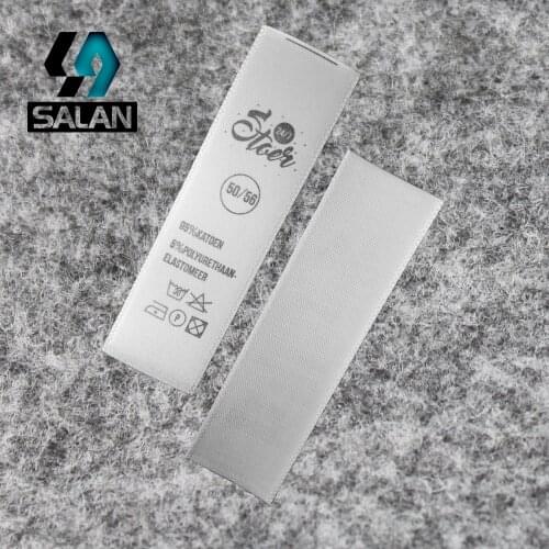 Clothing labels/printed cotton label/Trademark manufacture garment woven & printed tags Free Shipping