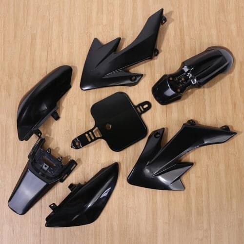 Black Plastic Fairing Kit For Honda Crf Xr 50 Crf 125cc Ssr Pro Pit Dirt Bike High Quality Car Decoration Mold