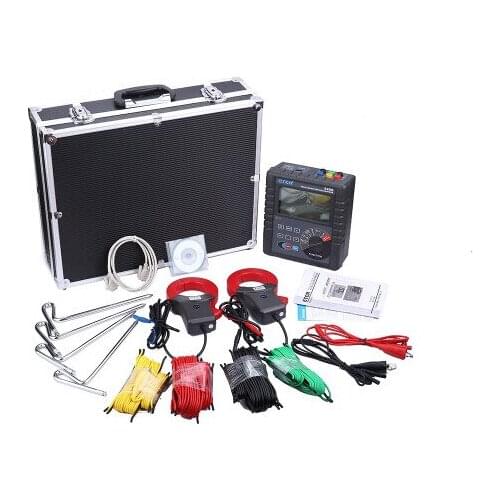 ETCR3200 Double Clamp Earth Resistance Meter Ground Resistance Multifunction Ground Resistance Tester Earth Resistance Tester