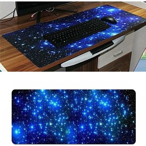 New Arrival Large Galaxy Gaming Mouse Pad Non-Slip Keyboard Mat Fit for Laptop Computer Replacement Keyboards Pads