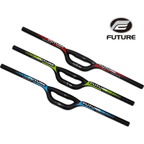Newest FUTURE Foled bike 3K full carbon fibre double tube handlebar carbon bicycle handlebar 3 colors 25.4*580-680mm Free ship