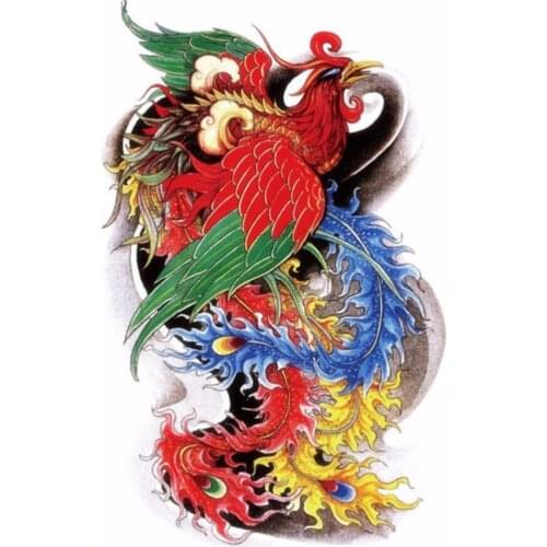 New Body Art Traditional 3D Waterproof Temporary Tattoo Stickers Oriental Chinese Dragon Beauty Sexy Makeup
