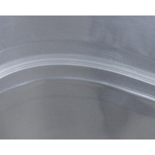 300pcs 18x26+4cm Foil Stand Up Ziplock Bags Clear Plastic Bags Pe Zip Lock Bag For Cloth/food/gift/Jewelry Packaging Display Bag