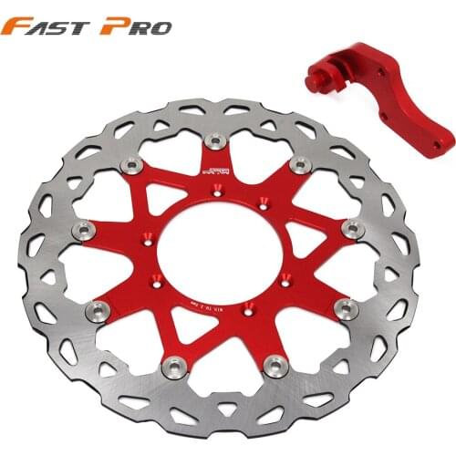 Motorcycle CNC 320MM Floating Brake Disc Adapter Bracket For HONDA CR125R CR250R CRF250R CRF250X CRF450R CRF450X 2004-2008