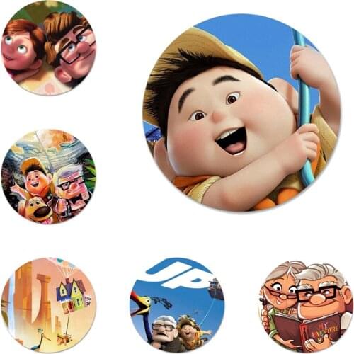 Adventure Up Pixar Animation Movie Icons Pins Badge Decoration Brooches Metal Badges For Backpack Decoration
