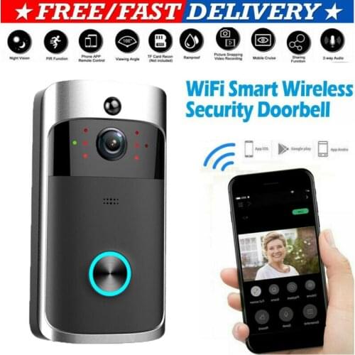 New Smart WiFi Video Doorbell Camera Visual Intercom with Chime Night vision IP Door Bell Wireless Home Security Camera