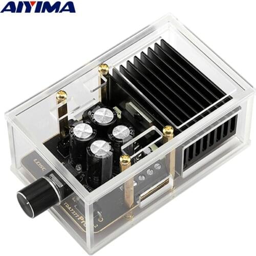 AIYIMA 12V TDA7377 Power Amplifier Audio Board 30Wx2 Class AB Stereo Sound Amplificator DIY For 4-8 Ohm Speakers