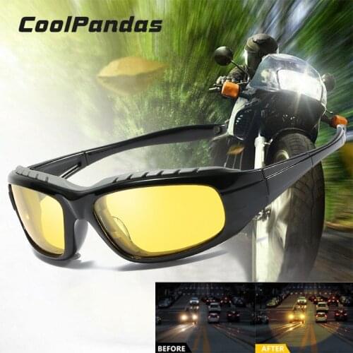 Military Motorcycle Glasses Night Vision Outdoor Sports Polarized Cycling Glasses Bike Glasses Mountain Bicycle Sunglasses Men