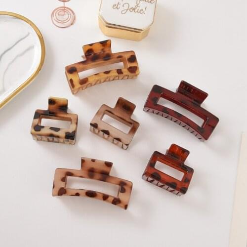Hot Sale Solid Color Claw Clip Large Barrette Crab Hair Claws Bath Clip Ponytail Clip For Women Girls Hair Accessories Gift