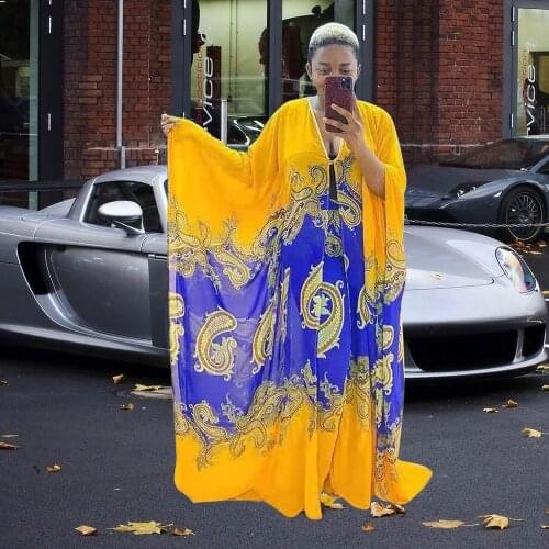 2 Piece Set Button African Dresses for Women Summer Evening Party Long Maxi Dress + Pants Abaya Dubai Muslim Robes