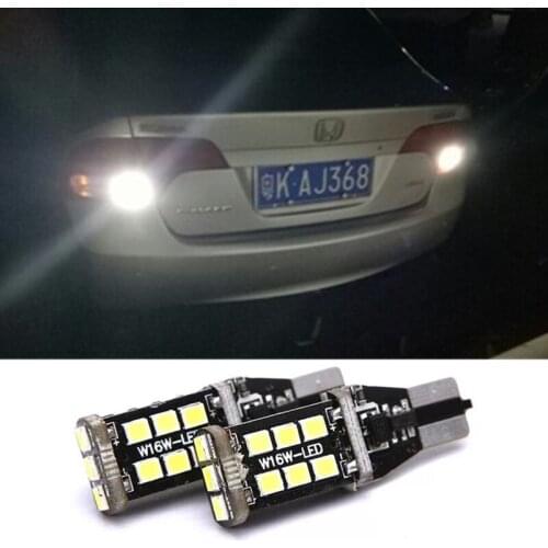2X T15 W16W 921 912 Led Lights Backup Reverse Light White Lamp For Honda Civic 2006-2011