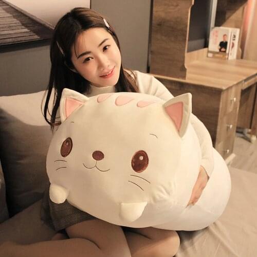 85cm Big Soft Animal Pillow Sweet Dinosaur Pig Cat Bear Panda Hamster Elephant Plush Toys Stuffed Doll Baby Sleep Pillow Gift