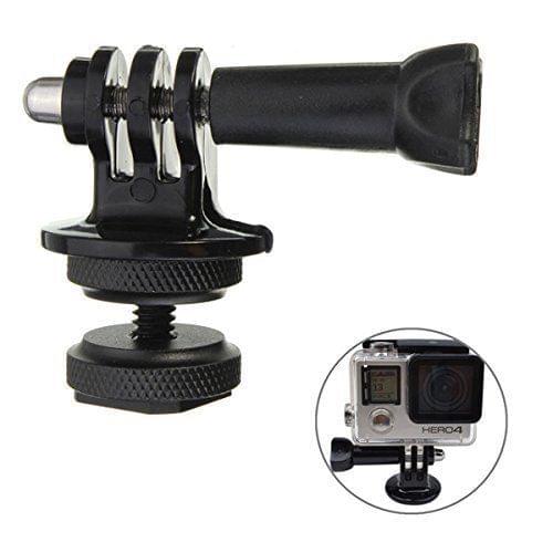 1/4 Inch Hot Shoe Adaptor With Tripod Mount Screw For GoPro Xiaomi Yi SJcam DSLR