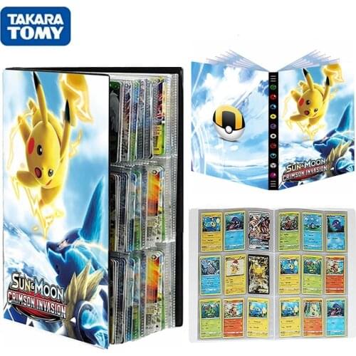 432Pcs 9 Pocket Pokemon Cards Album Book Playing Game Pikachu Collection Binder Display Livre Pokémon GX EX Folder Holder Toys